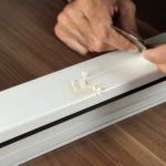 الشمع الأثاث الأبيض