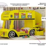 وصف الحافلة سرير الأطفال