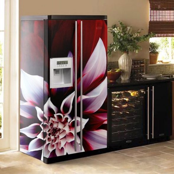 ذاتية اللصق على الثلاجة