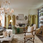 الشاشة في الغرفة على طول الجدران