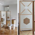 الشاشة في مرآة الغرفة