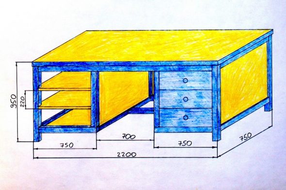منضدة معدنية