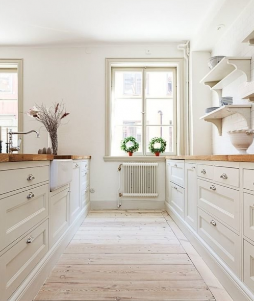 الألوان الفاتحة للمطبخ