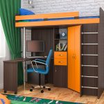 مصنوعة خيارات دور علوي على سرير مزدوج