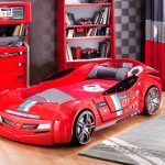 أحمر سرير الأطفال آلة