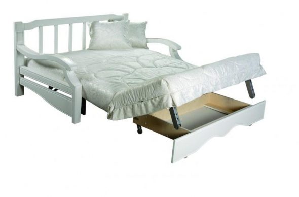 أبيض الأكورديون صوفا