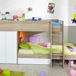 تصميم سرير بطابقين