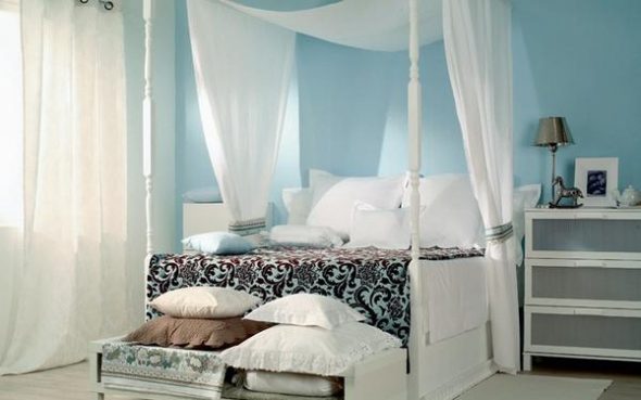 غرفة نوم لزوجين شابين