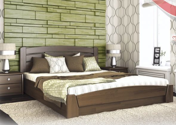 سرير Selena Auri مزدوج