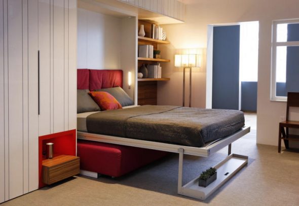 خزانة سرير مزدوج