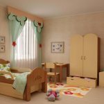 السرير مع الجانبين من الخشب