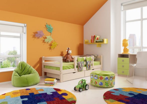 سرير علوي في الداخل