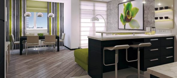 شريط عداد في المطبخ