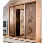 انزلاق خزانة الصور 3 أبواب