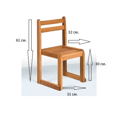البراز للأطفال من خشب الزان