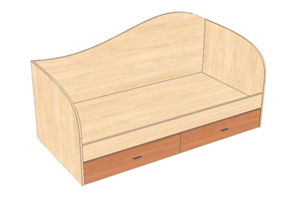 هذا النموذج من السرير فينا في الطلب