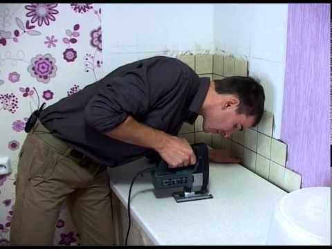 تثبيت الحوض في كونترتوب من قبل نفسك