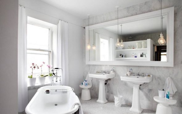 تصميم مرآة الحمام