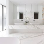 أفكار تصميم مرآة الحمام