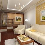 أثاث أبيض مع ظلال اللؤلؤ