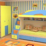 سرير بطابقين آمن