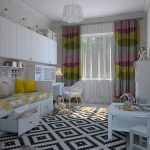 سرير ايكيا في غرفة النوم الداخلية