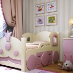 قطار السرير مع الجانبين