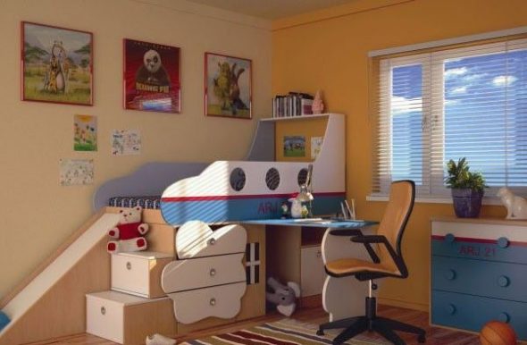 طائرة السرير