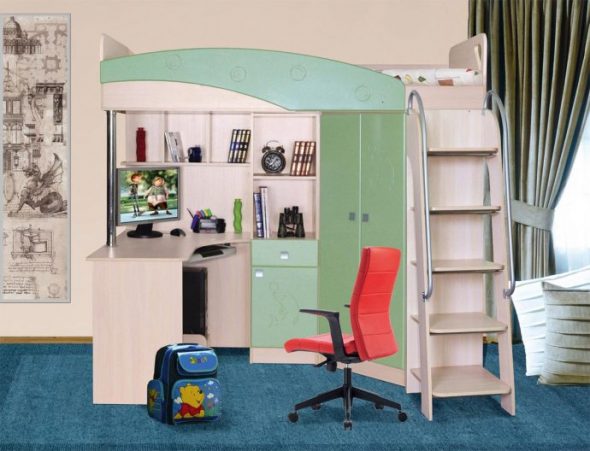 سرير علوي دولفين