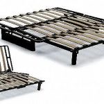 الأكورديون أريكة على الإطار المعدني