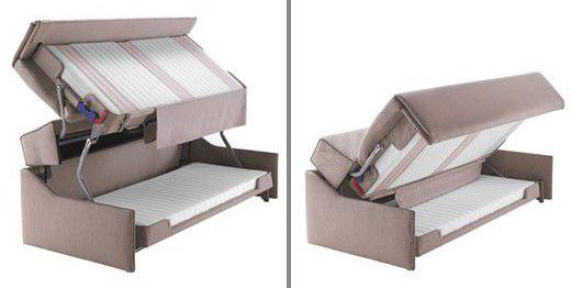 أريكة لغرفة صغيرة قابلة للطي