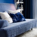 سوف أريكة تناسب الداخل من الغرفة