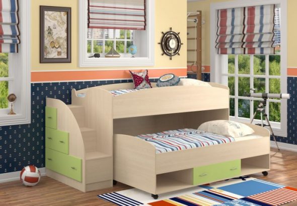 سرير مزدوج الدلفين