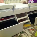 سرير الطفل مع الجانبين ايكيا