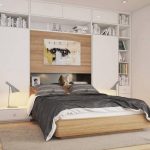 الديكور السرير اللوح الأمامي مزدوج