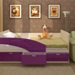 جانب من السرير