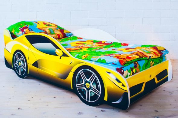 السرير belmarco الأصفر