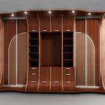 أثاث مغلفة في غرفة المعيشة