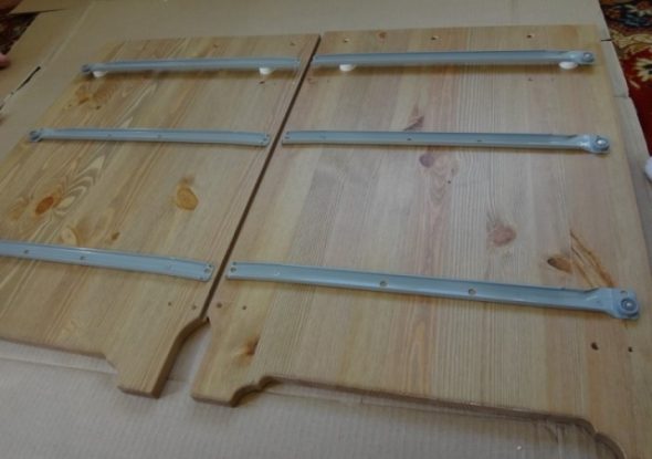 أدلة على الجدران الجانبية للمضمد