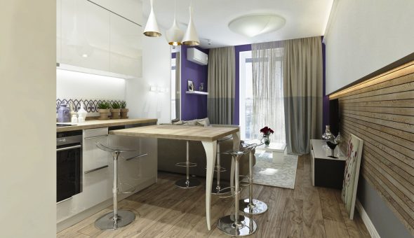 bàn trượt trong bếp