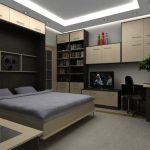 سرير قابلة للطي العمودي