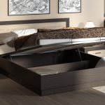 سرير مزدوج مع خزانة الملابس