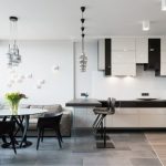 ارتفاع الجدول القياسي في الصورة المطبخ