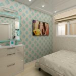 خلفية مشرقة في غرفة النوم