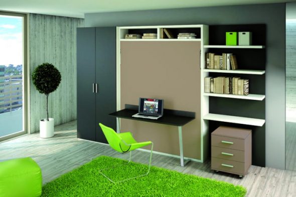 سرير قابلة للطي العمودي