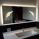 مرآة الخلفية مع نمط