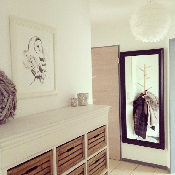 مرآة في الصورة المدخل