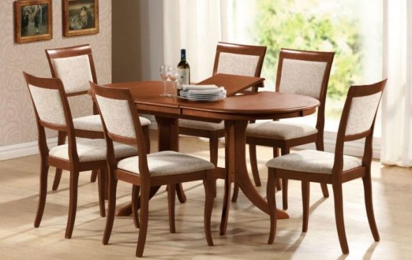 طاولات المطبخ الخشبية