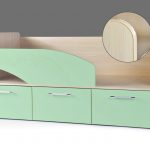 سرير الأطفال Dolphin MDF