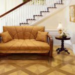 أريكة الأكورديون الخردل